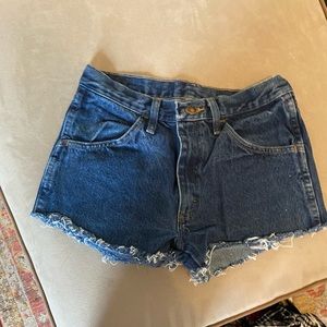 Vintage mid-ride cutoffs